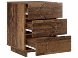 Bedside Cabinet Old Wood 33.5 x 34.5 x 60 cm Engineered Wood 8011437