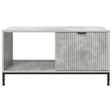 Coffee Table Concrete Grey 90 x 49 x 46 cm Engineered Wood 883447