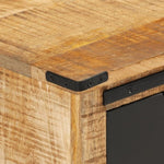 ZNTS Coffee Table with Drawers 110x50x40 cm Solid Wood Mango 374053