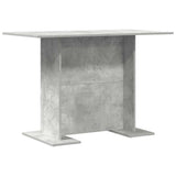 Dining Table Concrete Grey 110 x 60 x 75 cm Engineered Wood 863163