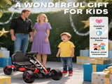 Pedal Go Kart for Kids Aged 3-6 Years, with Freewheel System, Brake, EVA Anti-Slip Wheels, Red T3398P378924
