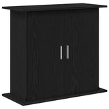 Aquarium Stand Black Oak 81x36x73 cm Engineered Wood 862152