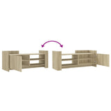TV Cabinet Sonoma Oak 100x35x40 cm Engineered Wood 848376