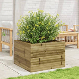 Garden Planter 70x70x45.5 cm Impregnated Wood Pine 847257