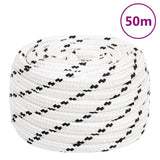 Braided Boat Rope White 20 mmx50 m Polyester 152790