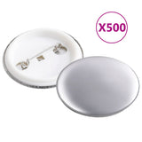 Badge Button Maker with 500 pcs Pinback Button Parts 37 mm 3056502