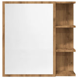 Bathroom Mirror Cabinet Artisan Oak 62.5x20.5x64 cm Engineered Wood 856178