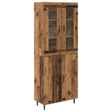 Highboard 2 pcs Old Wood Engineered Wood 3415634
