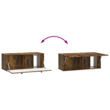 Wall-Mounted TV Cabinet Smoked Oak 78.5 x 31 x 30 cm 898040