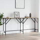 Console Table Sonoma Oak 180x29x75 cm Engineered Wood 837763