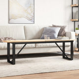 ZNTS Coffee Table Legs O-Frame 140x30x43 cm Steel 357878