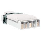 Bed Frame with Storage White 80 x 200 cm Engineered Wood 3429557
