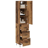 Highboard Old Wood 34.5 x 34 x 90 cm Engineered Wood 3402723