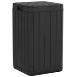 Outdoor Garbage Bin Anthracite 38x38x65 cm PP 364224