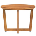 ZNTS Garden Side Table Round Ø55x40 cm Solid Wood Acacia 4108131