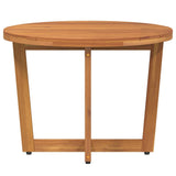 ZNTS Garden Side Table Round Ø55x40 cm Solid Wood Acacia 4108131