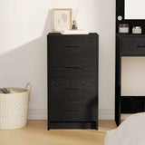 Sideboard with Drawer Black oak 40 x 41 x 75 cm Engineered wood 865056