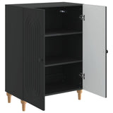 Sideboard Black 66 x 34.5 x 90 cm Engineered Wood 894126