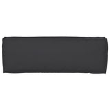 Pallet Cushion Set 2 pcs Black 120 x 40 x 8 cm Oxford Fbric 42001702