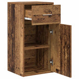 Sideboard with Drawer Old Wood 38 x 34 x 75 cm 869552