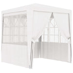 ZNTS Professional Party Tent with Side Walls 2x2 m White 90 g/m² 48516