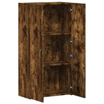 ZNTS File Cabinet Smoked Oak 60x32x115 cm Engineered Wood 840776