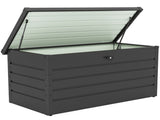 311L Galvanised Steel Garden Storage Box - Dark Grey T3398P549406