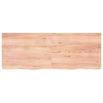 ZNTS Wall Shelf Light Brown 160x60x cm Treated Solid Wood Oak 363715