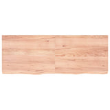 ZNTS Wall Shelf Light Brown 160x60x cm Treated Solid Wood Oak 363715