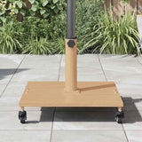 Outdoor Umbrella Base Light wood 45 x 45 x 31 cm Steel 42010366