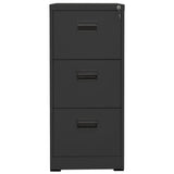 Filing Cabinet Anthracite 46x62x102.5 cm Steel 336277
