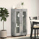 Sideboard with Shelf FLORIN Concrete Grey 55.5 x 29 x 100 cm 880254