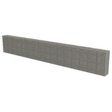 Gabion Wall with Covers Galvanised Steel 900x50x150 cm 143589