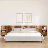 Headboard with Cabinet 3 pcs Old Wood Engineered Wood 3415827
