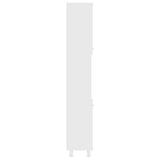 Bathroom Cabinet White 30x30x179 cm Engineered Wood 802624