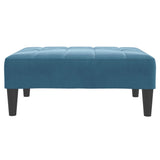 Footstool Blue 77x55x31 cm Velvet 4007383