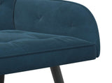 2 Seater Sofa with Metal Legs 2-Seater Blue Velvet 42051026