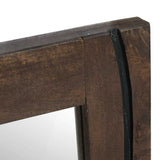 Bathroom Mirror Rectangular with Mirror Walnut 50 x 2.5 x 70 cm 4018039