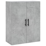 Highboard Concrete Grey 69.5x34x180 cm Engineered Wood 3196095