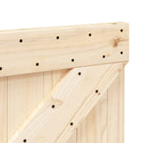 Headboard 140x104 cm Solid Wood Pine 358406