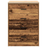 Garage Storage Cabinet Old Wood 60x51x85 cm Solid Wood Pine 860605