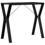 ZNTS Dining Table Legs Y-Frame 80x40x73 cm Steel 357933