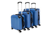 3 Pcs Suitcase Lightweight ABS Carry-on Hand Luggage 4 Spinner Wheels Trolley Case 76151153
