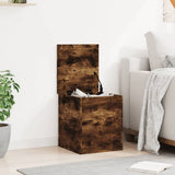 Storage Box Smoked Oak 40x42x46 cm Engineered Wood 840650