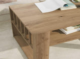 Coffee Table Artisan Oak 66 x 49.5 x 45 cm Engineered Wood 8000123