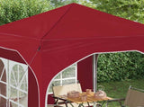 Pop-up Party Tent 192 x 192 x 245 cm Burgundy 42019829