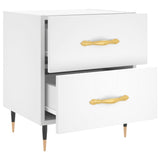Bedside Cabinets 2 pcs White 40x35x47.5 cm Engineered Wood 827261