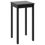 ZNTS Bar Table MDF Black 55x55x107 cm 240379