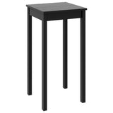 ZNTS Bar Table MDF Black 55x55x107 cm 240379