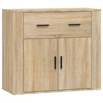 ZNTS Sideboard Sonoma Oak 80x33x70 cm Engineered Wood 816571